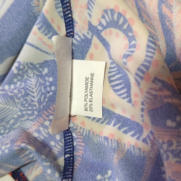 Lagon Bleu Women's Tropical One Piece Bathing Suit Size 44 (Small/Med.) - Picture 11 of 11